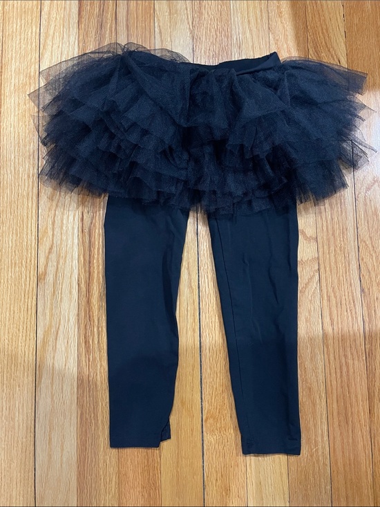 Other - Girls Black Tulle Tutu Leggings (set of 2)